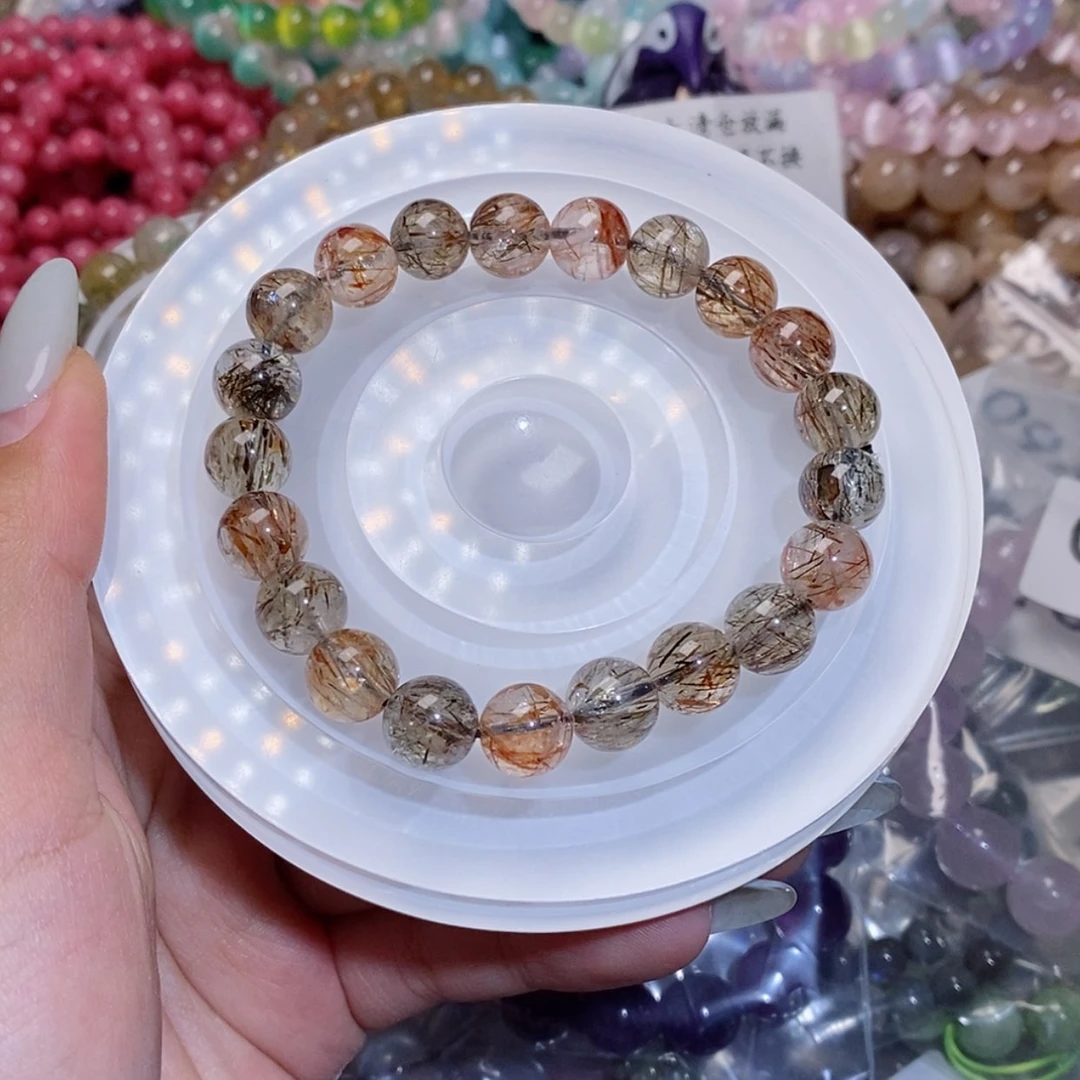 【闪购商品】水晶手链银S925镶嵌黑金超105