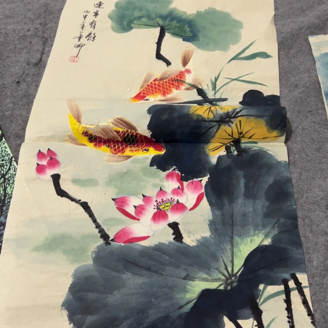 国画国画作品画心一张