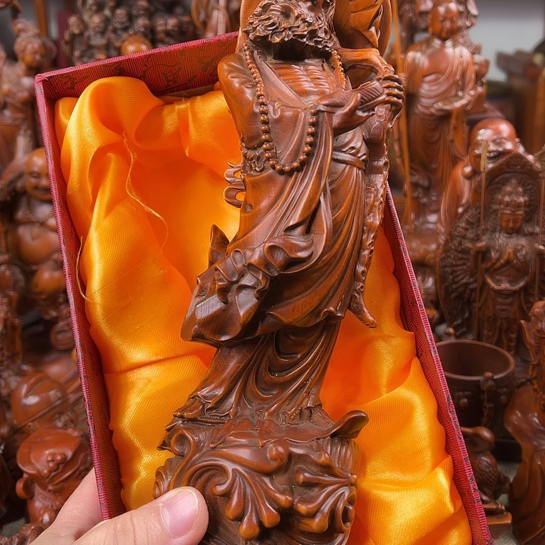 黄杨木黄杨木雕刻高度23厘米