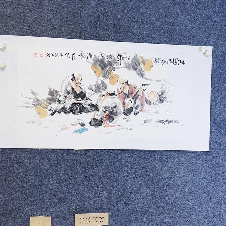 国画国画人物三尺100/50