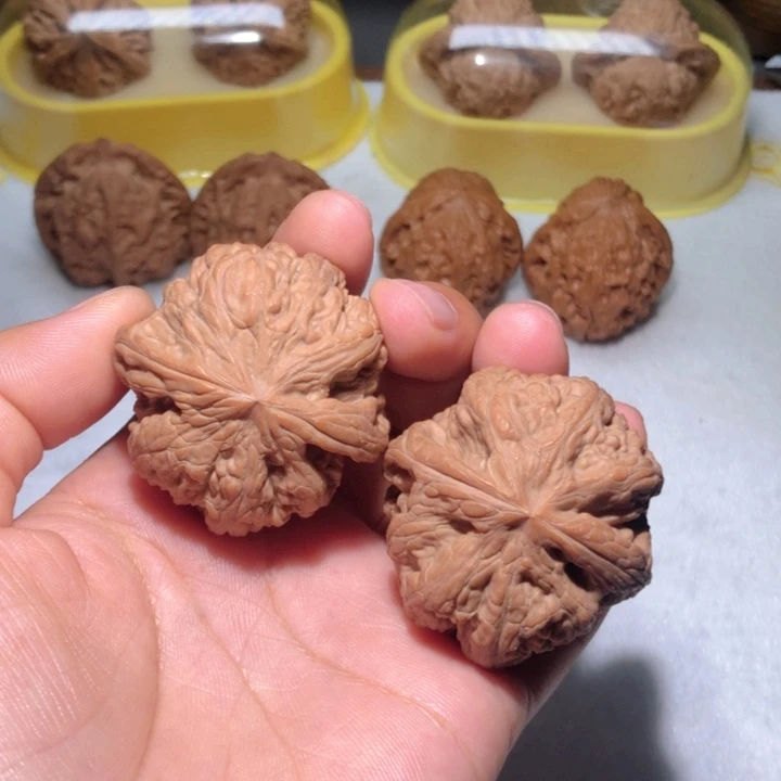 文玩核桃把件货头42大粗筋