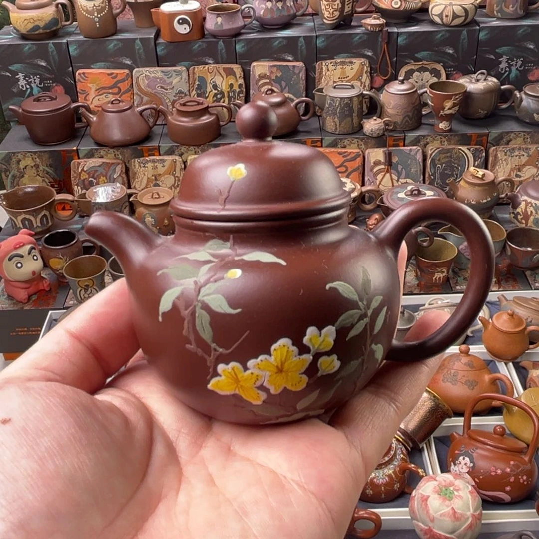 茶壶紫砂150cc原矿精工半手