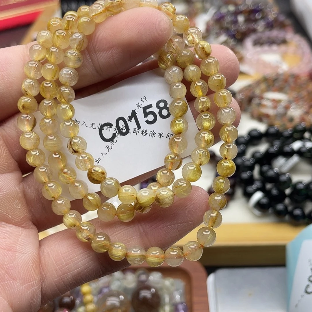 水晶手链未镶嵌天然