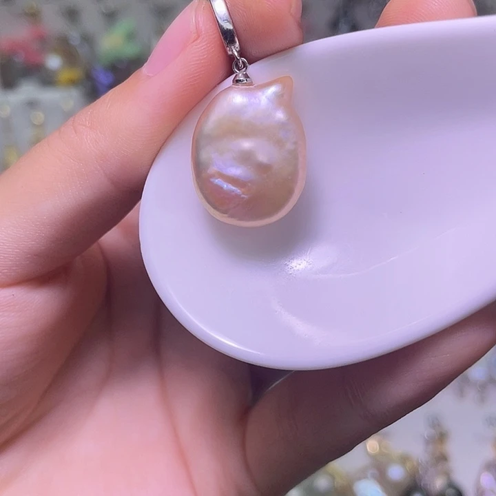 颈饰合金淡水珍珠55