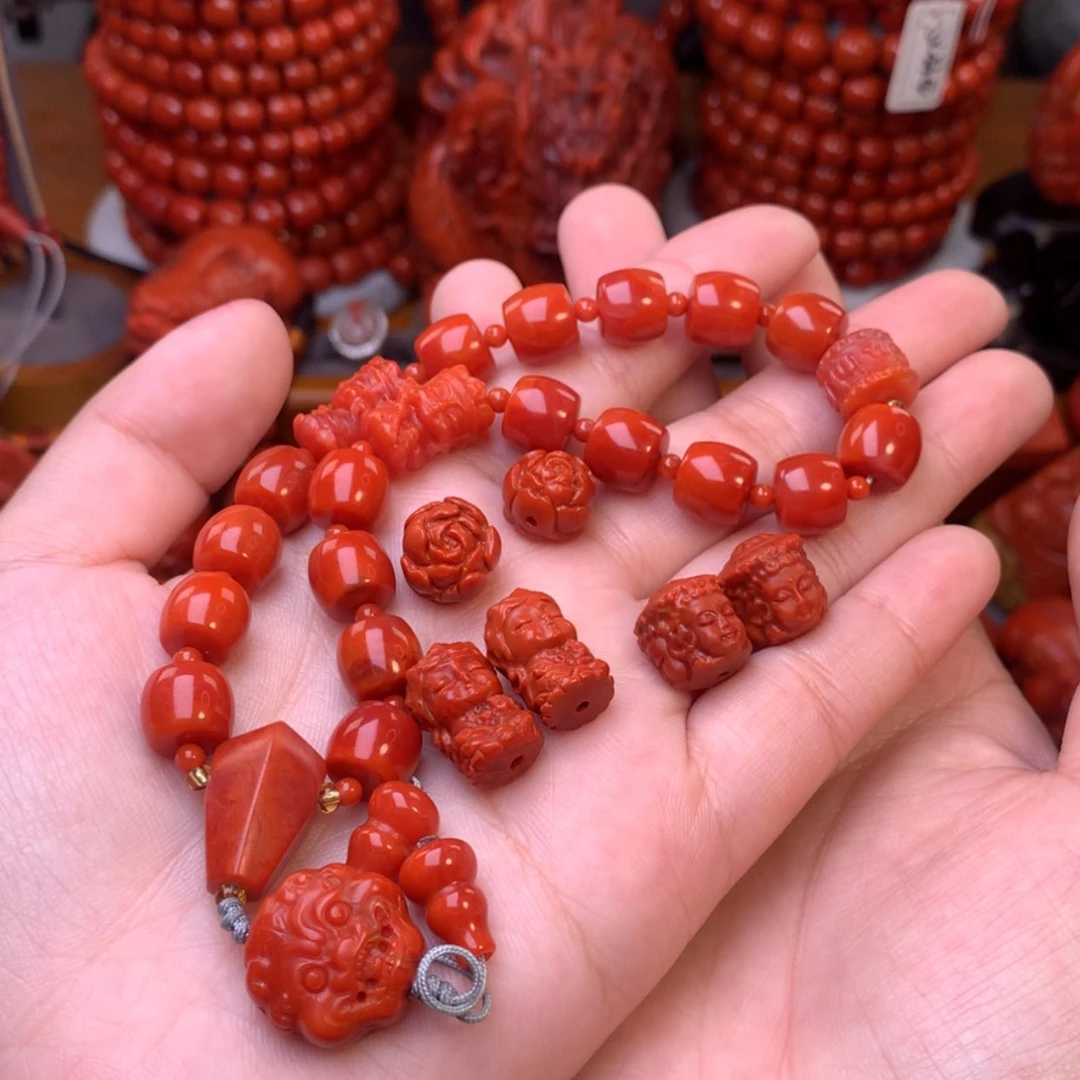【闪购商品】南红玛瑙天然川料瓦西手持未镶嵌湘*