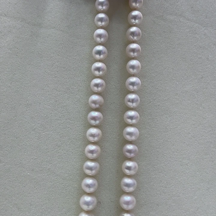 颈饰淡水珍珠银S925镶嵌10-11