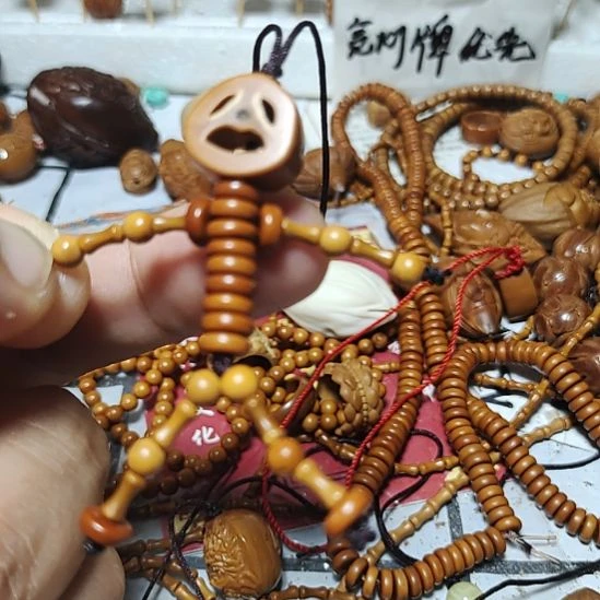 青***青橄榄核手串/手链橄榄核小人