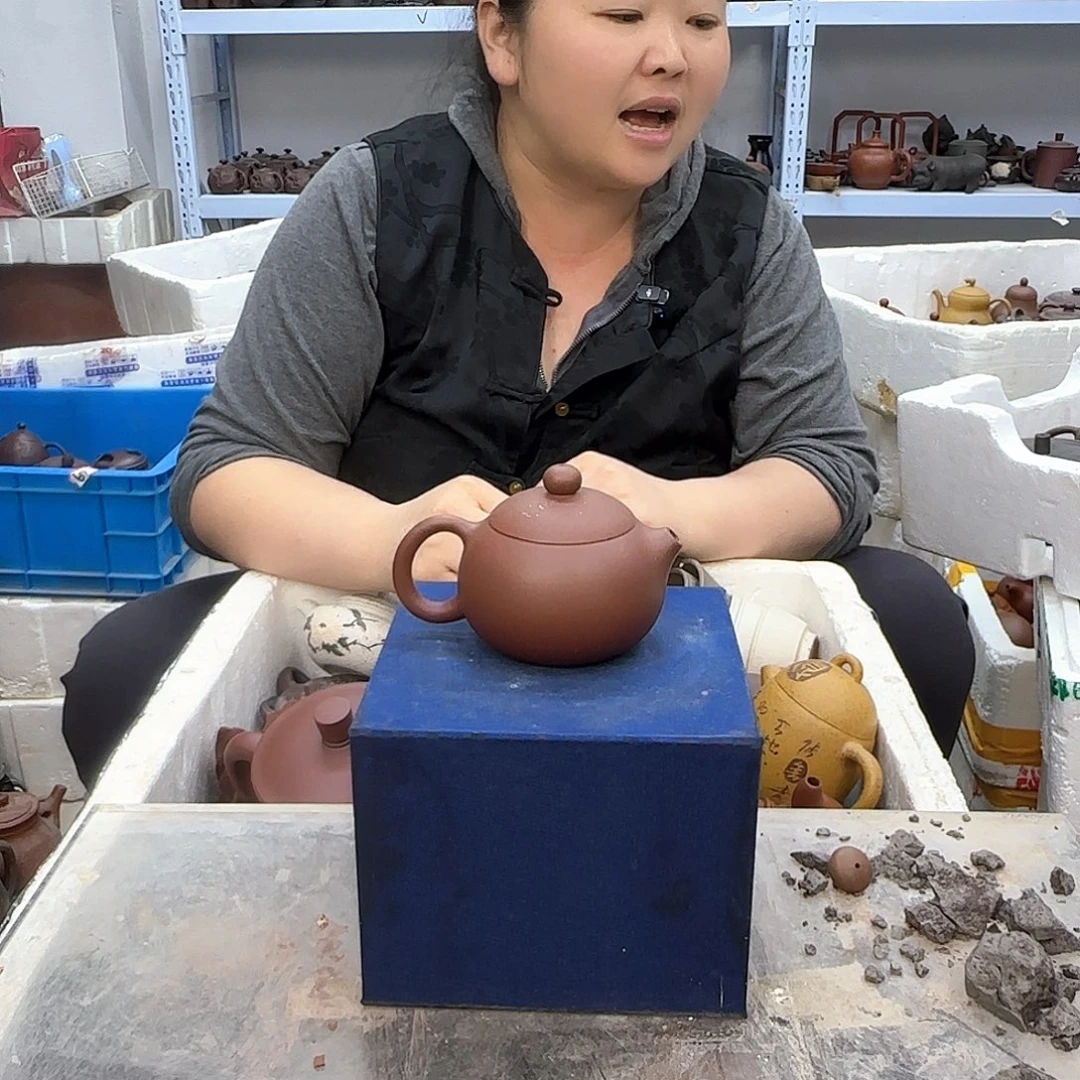 茶壶紫泥宜兴紫砂壶瑕疵处理