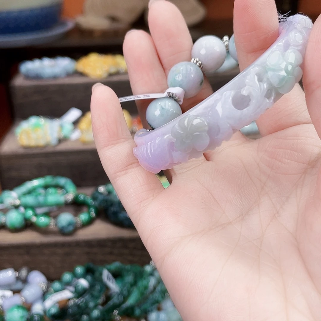 月***儿未镶嵌手链翡翠手链