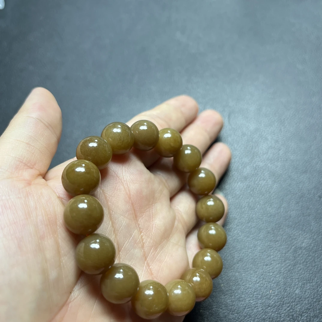 和田玉糖料新疆且末卡12圆珠