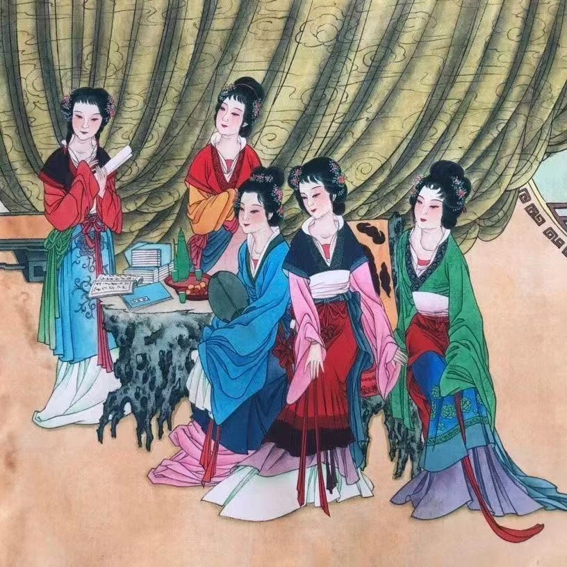 金陵十二钗家具饰品装饰画【米叔】2.12