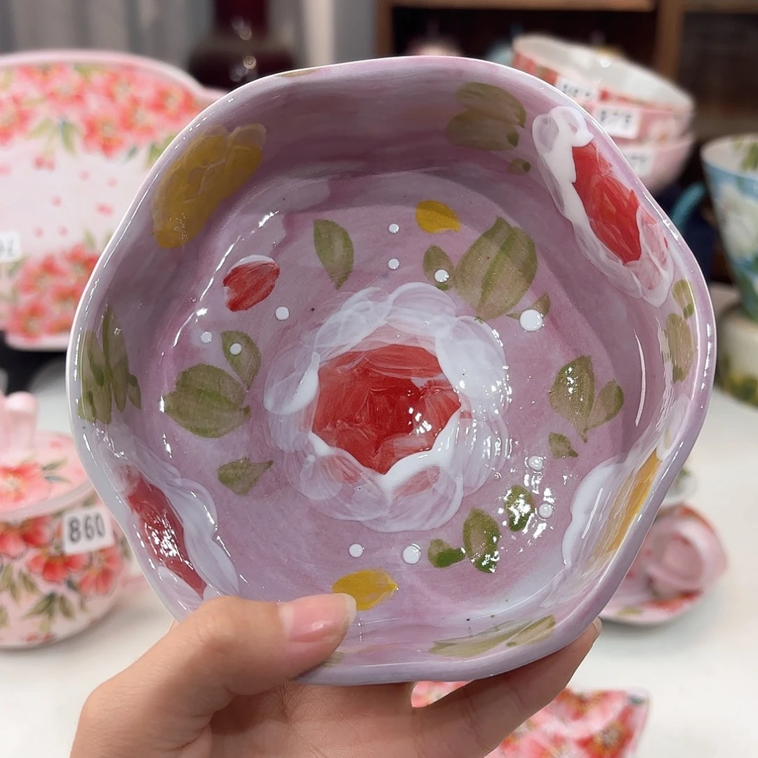 景德镇手绘高温釉下彩陶瓷茶具