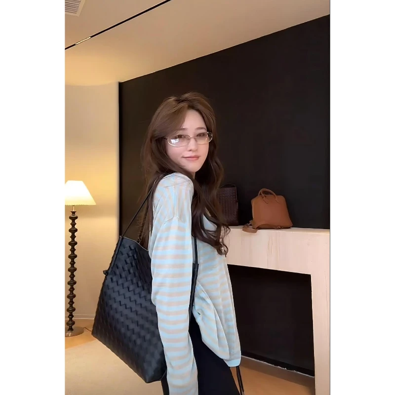 71331条纹针织防晒上衣