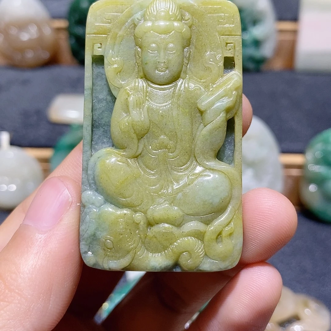 独山玉未镶嵌吊坠