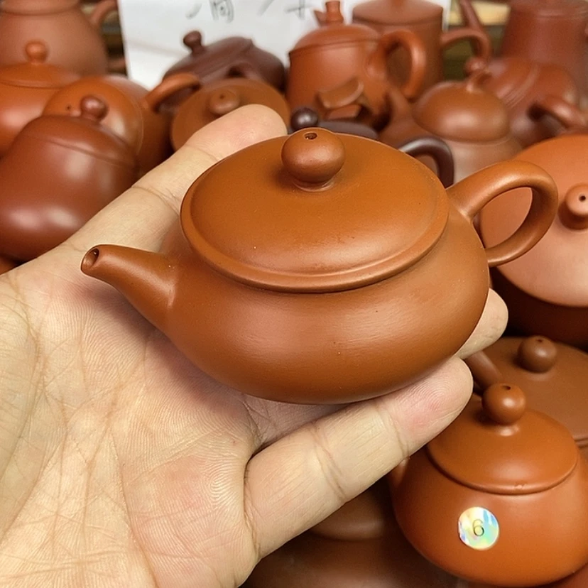 【闪购商品】茶壶朱泥80c c