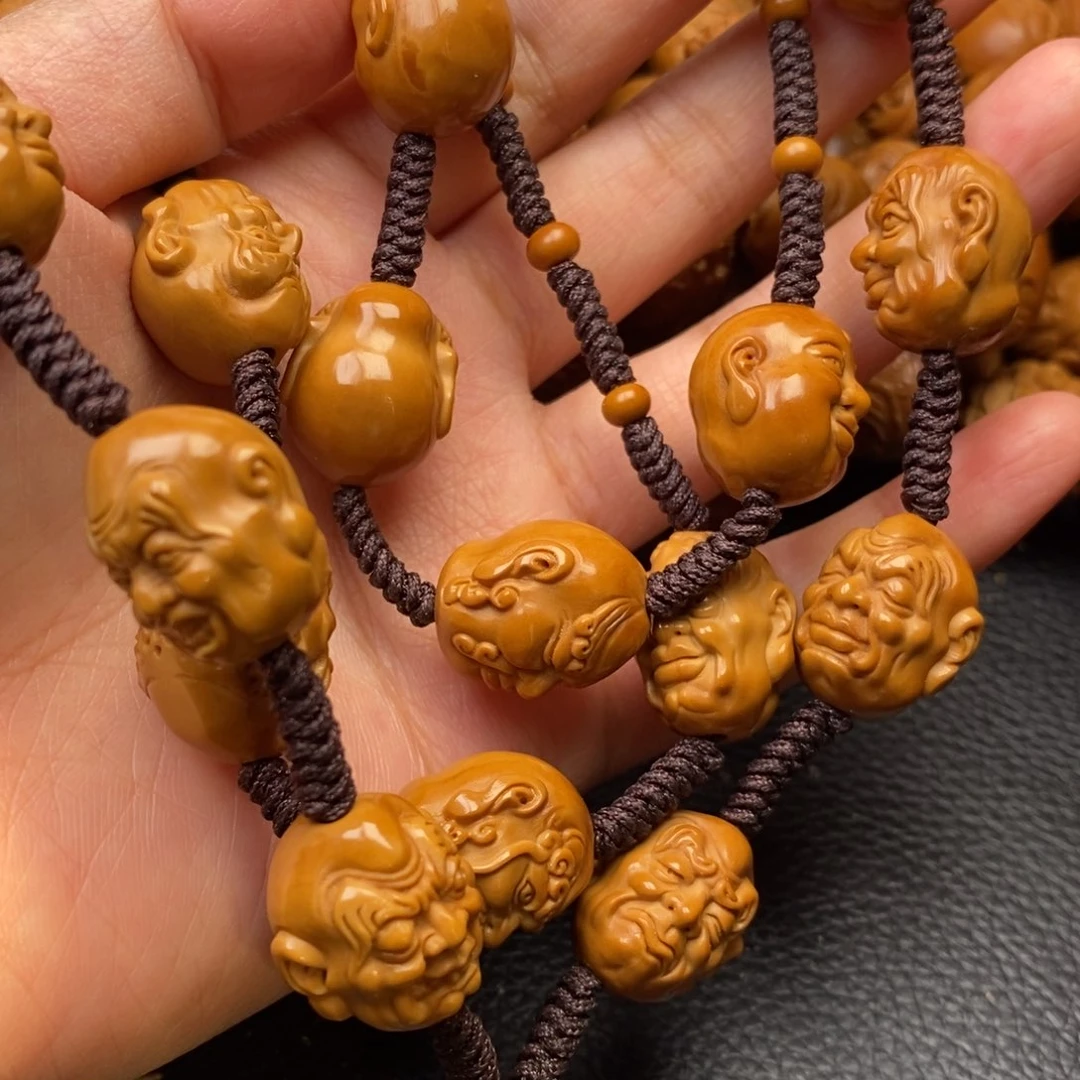 橄榄核吊坠十八罗汉脖挂