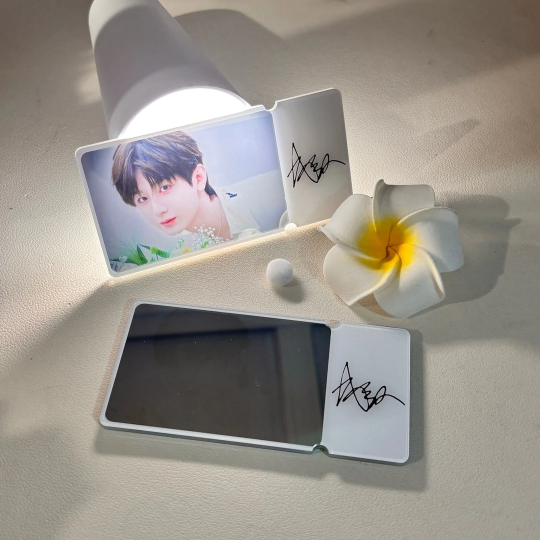 成毅透镜便携式镜子明星演员同款高颜高清挂件镜中画亚克力镜子