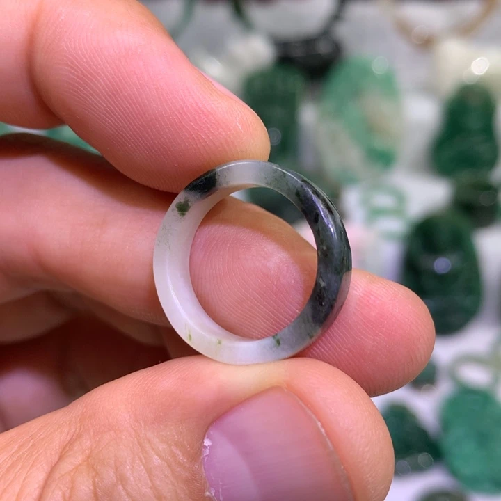 【闪购商品】独山玉未镶嵌戒圈17.4内径