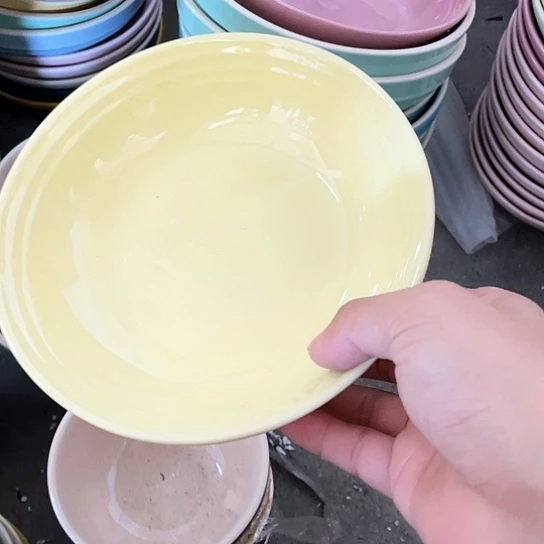 盘陌**开外贸单1个陶瓷英寸7