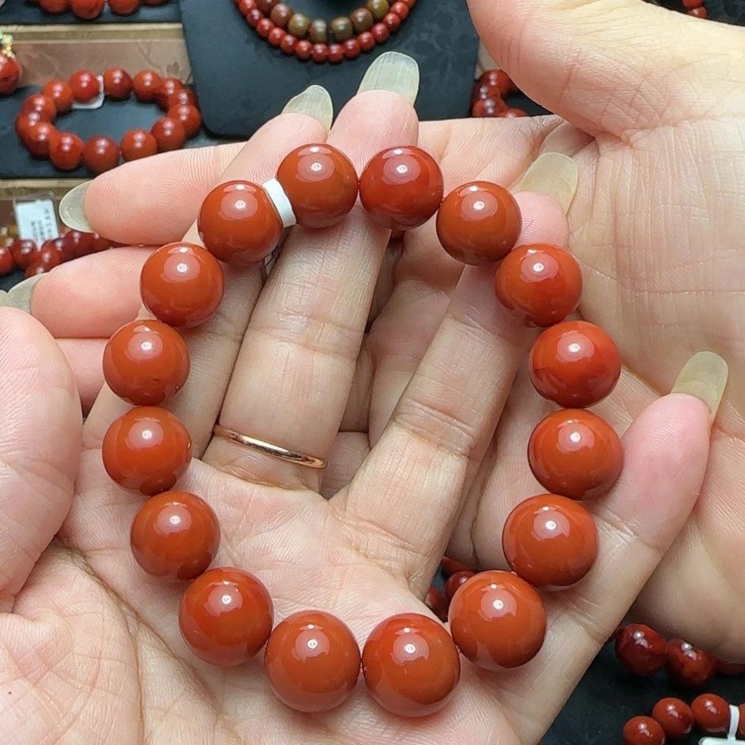 菇***菇南红玛瑙未镶嵌手串