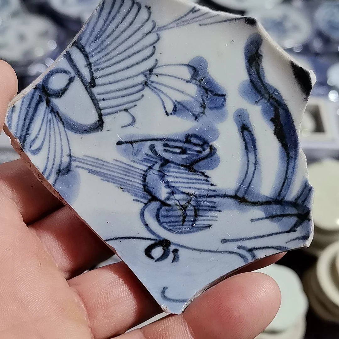 瓷片青花影青杯垫标夲全选