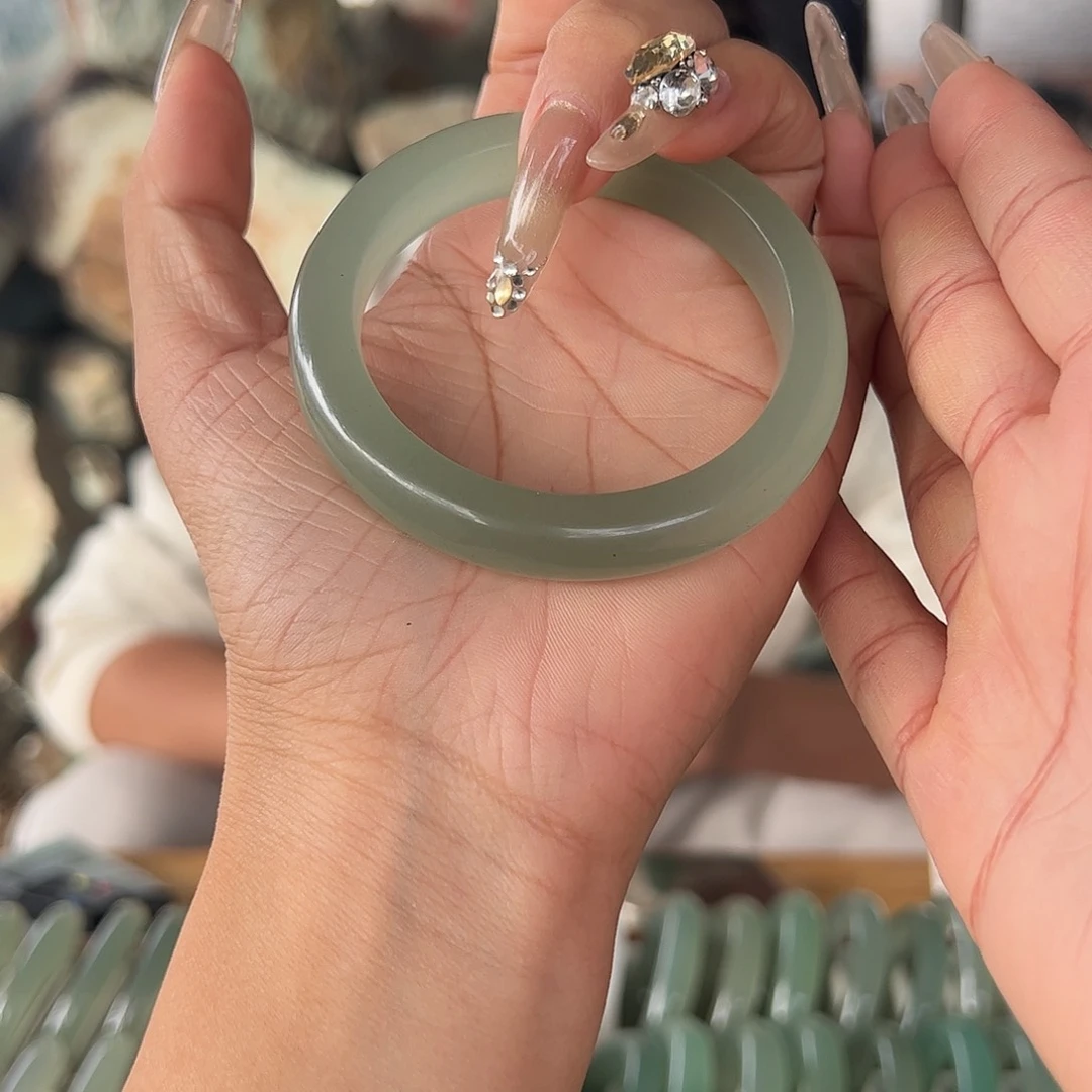 绿东陵冰晴水手镯