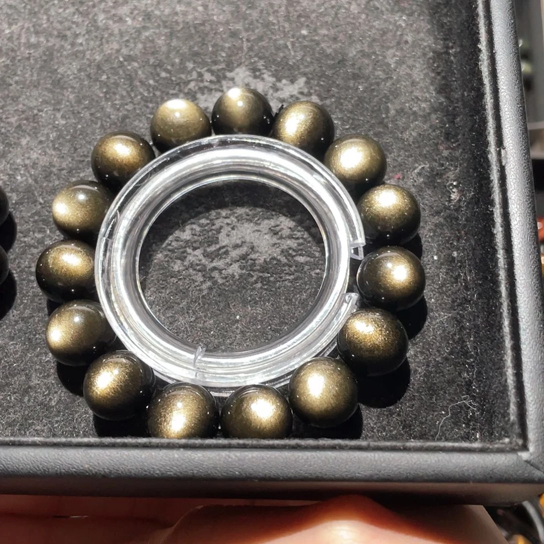 黑曜岩手链未镶嵌Z***o