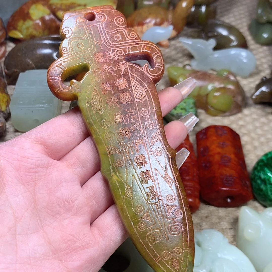 白玉菩提吊坠挂件