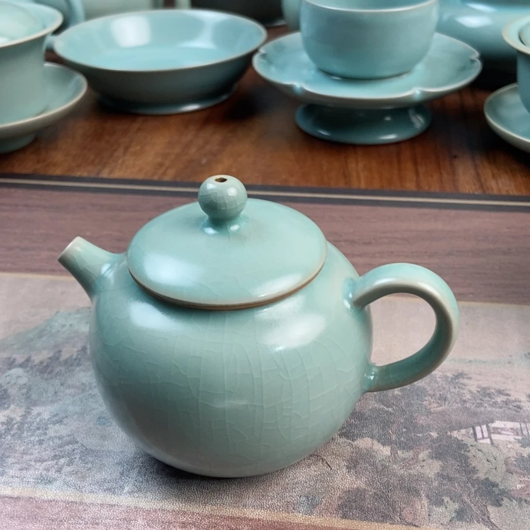 摆件原产地原矿汝瓷～茶器