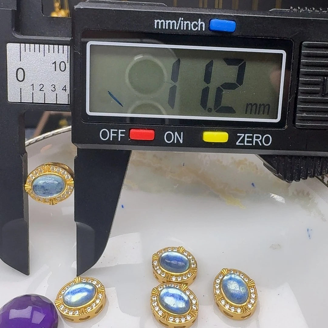 银S925镶嵌紫晶颈饰紫水晶925镶嵌61