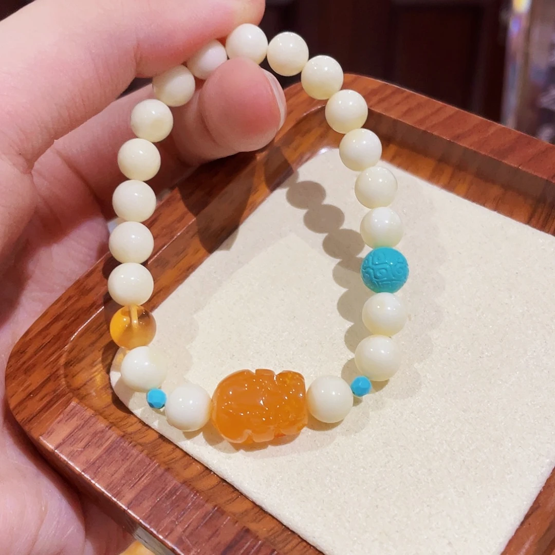 未镶嵌蜜蜡手链手串