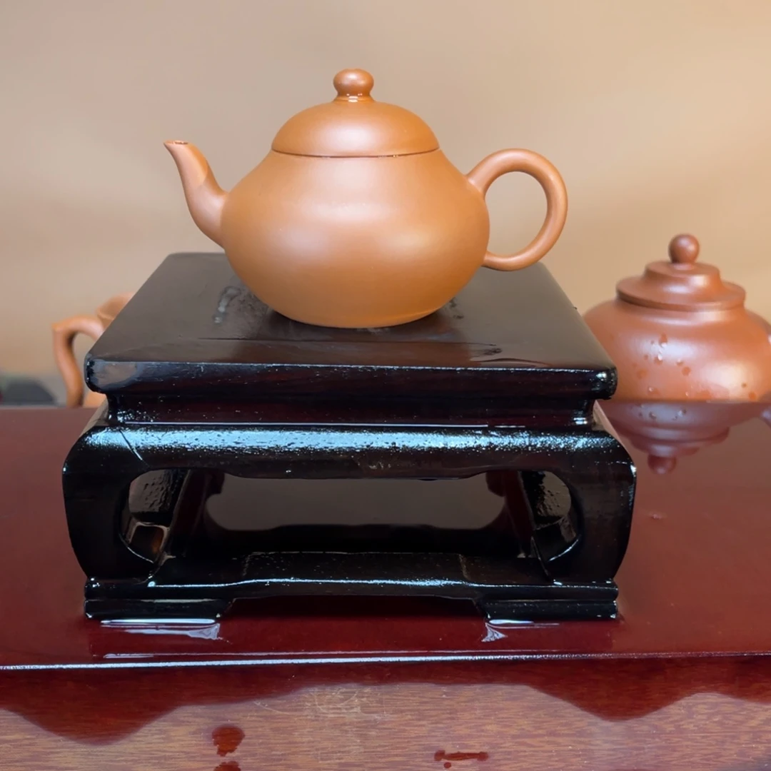 茶壶紫砂高端130cc生砂朱泥梨