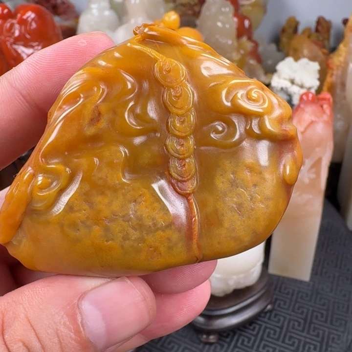 寿山石寿山石鹿目