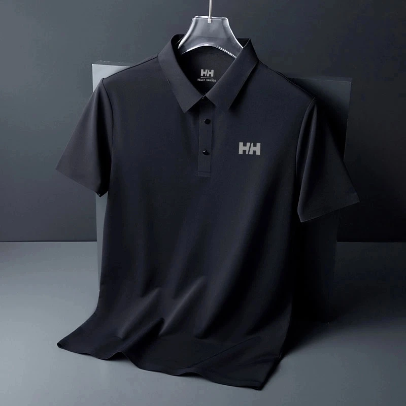HELLYHANSEN海丽汉森男士休闲短袖t恤速干户外亲肤透气弹力POLO衫