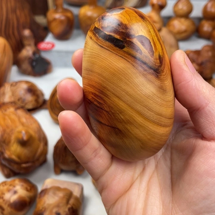 冬***痕木太行陈化黑油虫香把件鉴赏期48小时