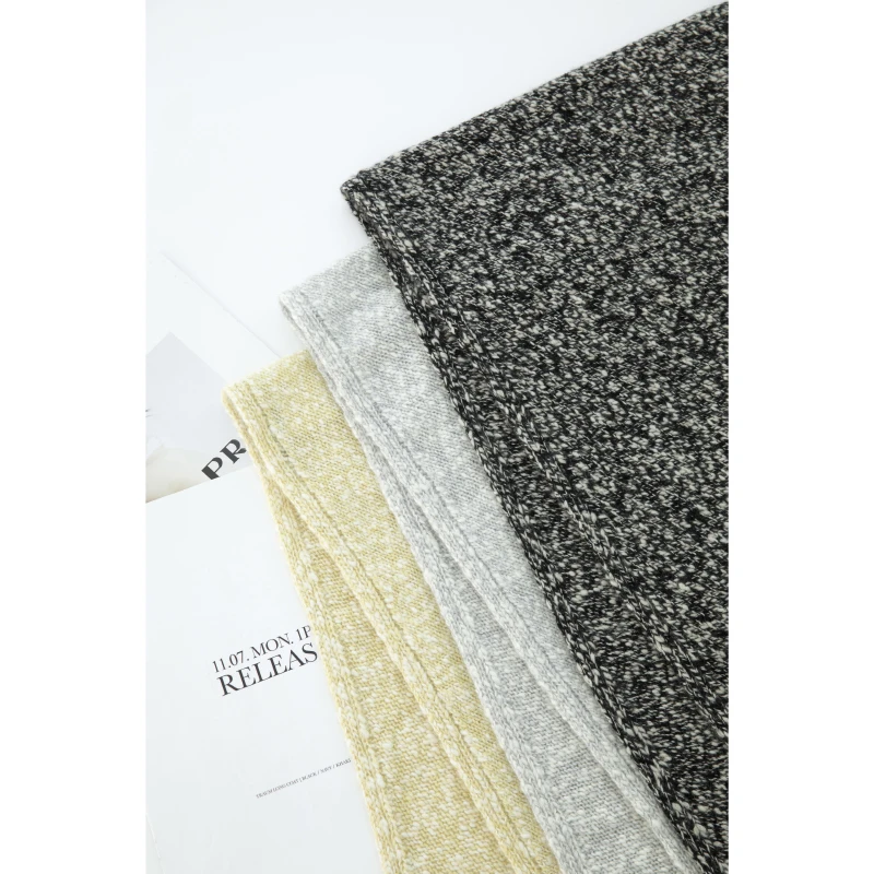 BAYBERYL老贝花纱羊绒三角形百搭25秋披肩针织围巾WJ5E0715-8/17