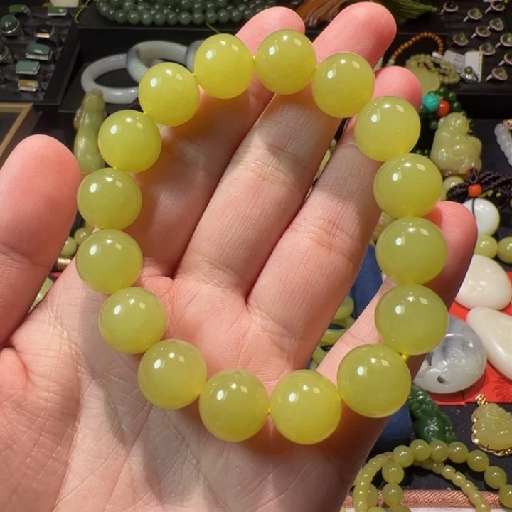 和田玉（黄玉）颈饰未镶嵌M****l