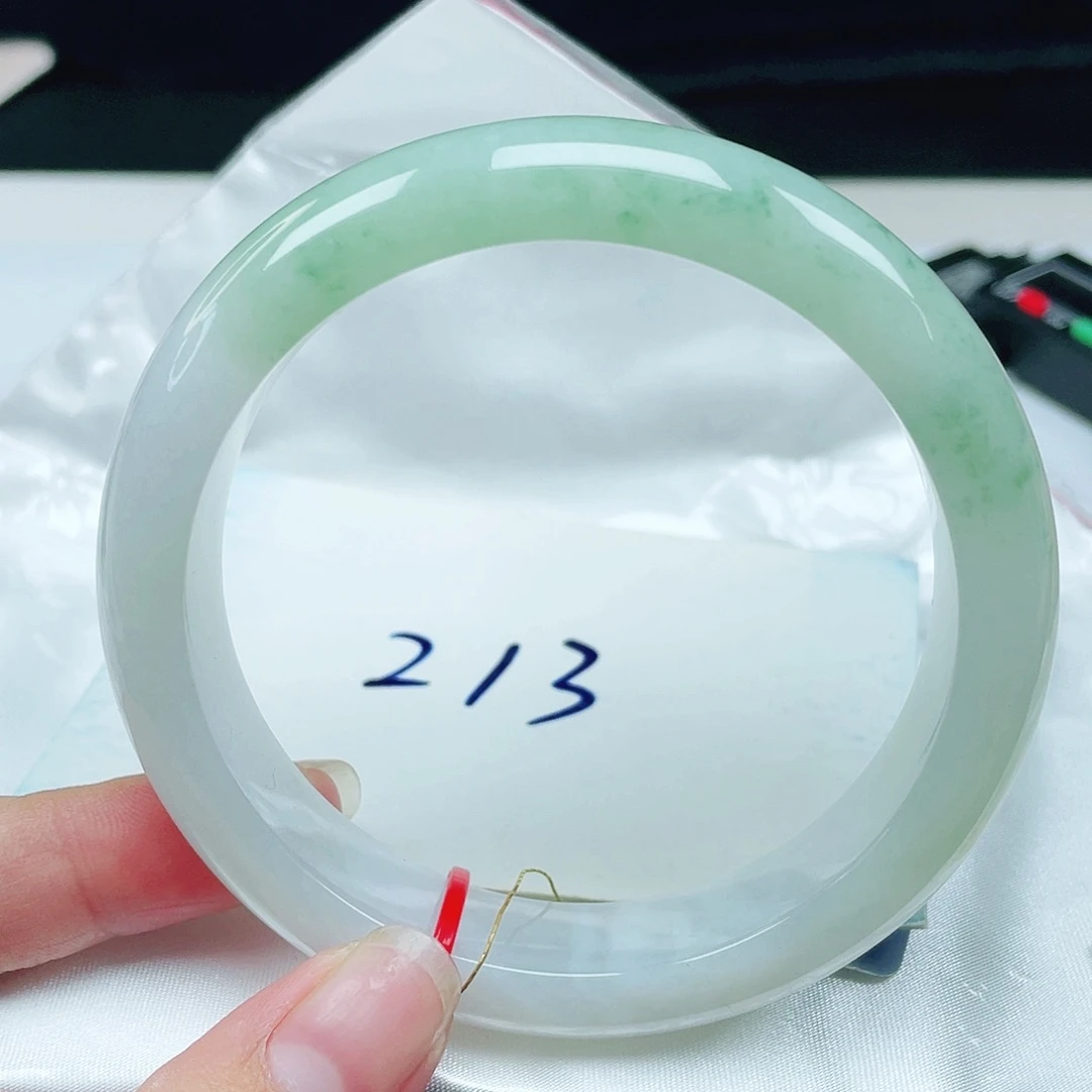 翡翠未镶嵌手镯正圈60.3