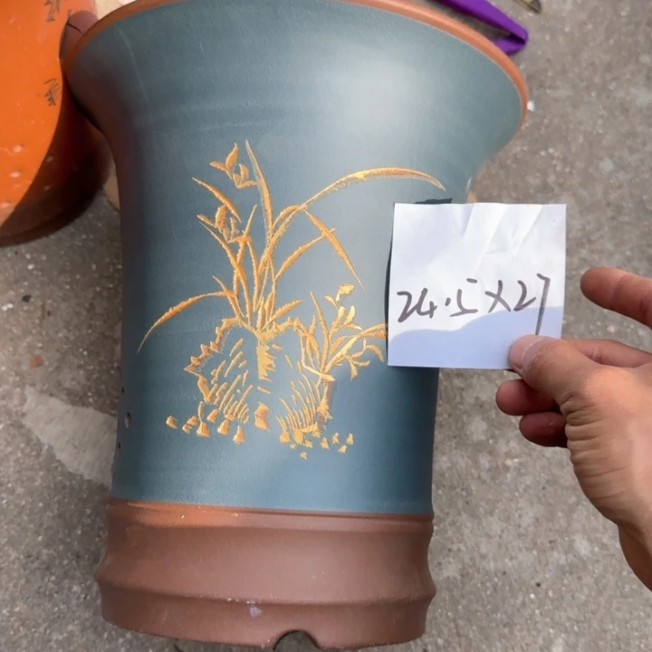 紫砂花盆特价清仓