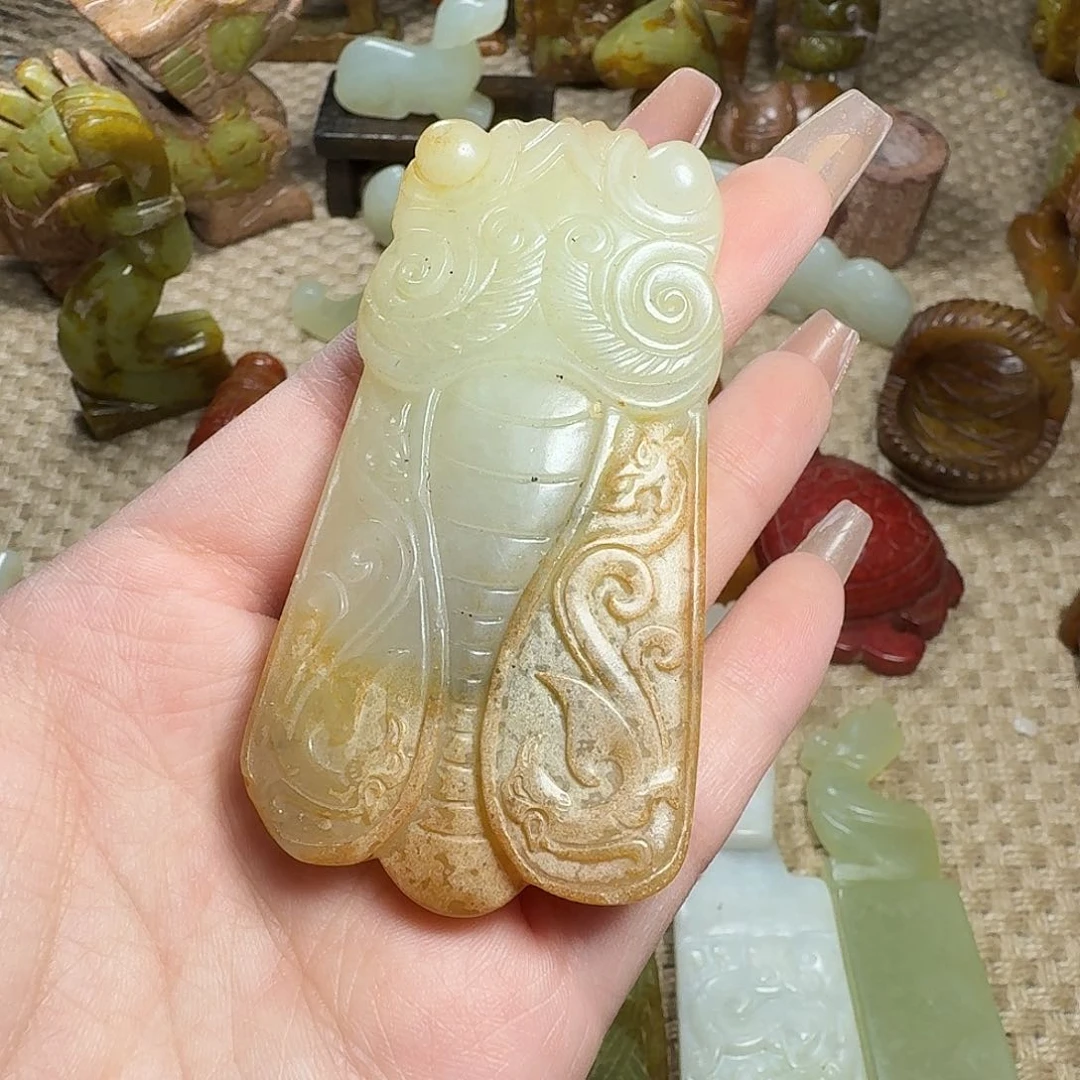 白玉菩提吊坠挂件