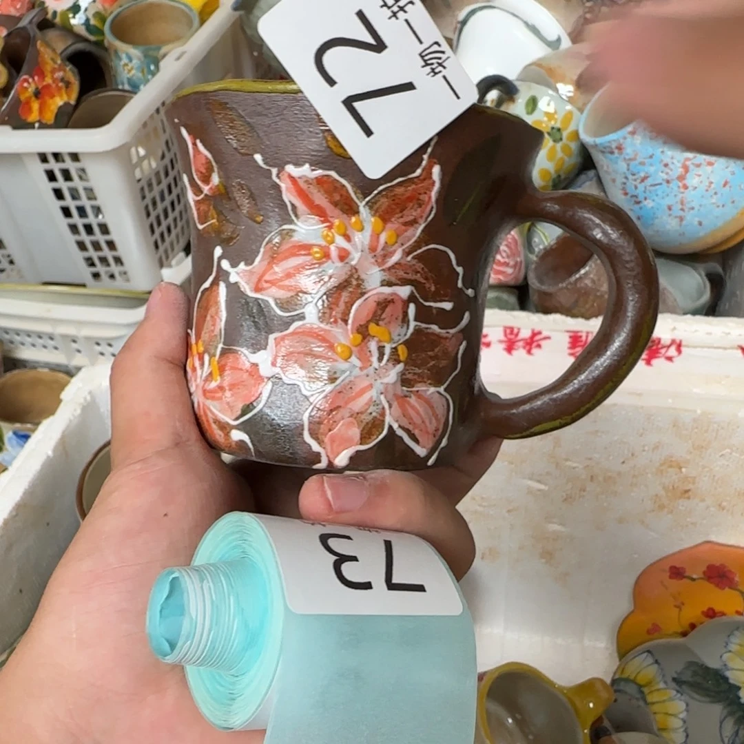 景德镇釉下彩陶瓷瑕疵慎拍72