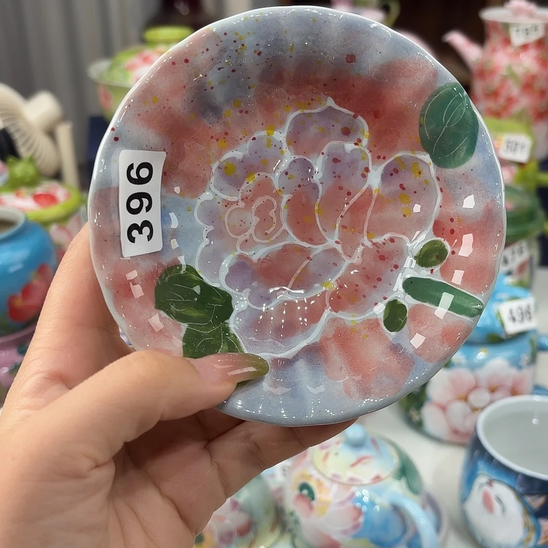 景德镇手绘高温釉下彩陶瓷茶具