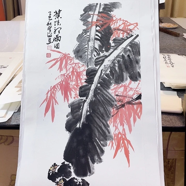 国画张圣敏先生纯手绘作品