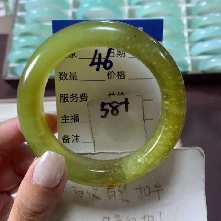 未镶嵌蛇纹石玉手镯46