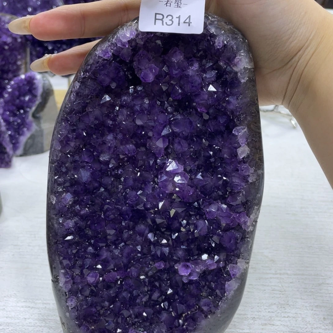 乌拉圭紫水晶摆件r314
