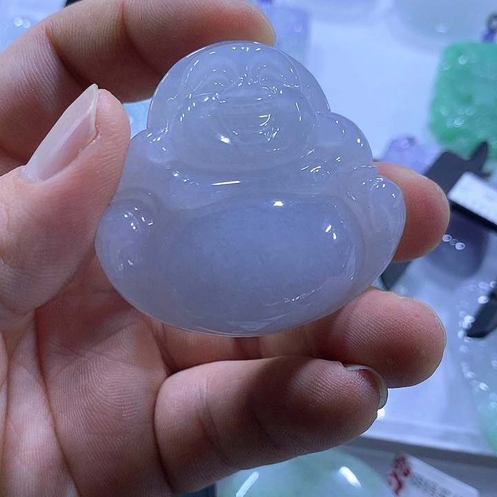 颈饰未镶嵌翡翠天然翡翠A货吊坠