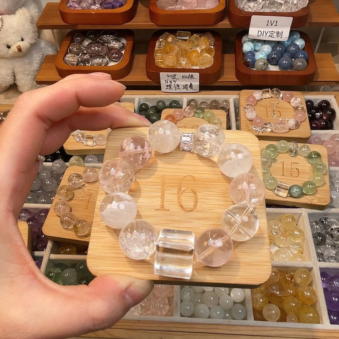 烟晶手链合金菲**记