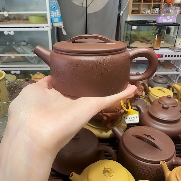 茶壶紫砂国工蒋洁全手工底槽清汉瓦220