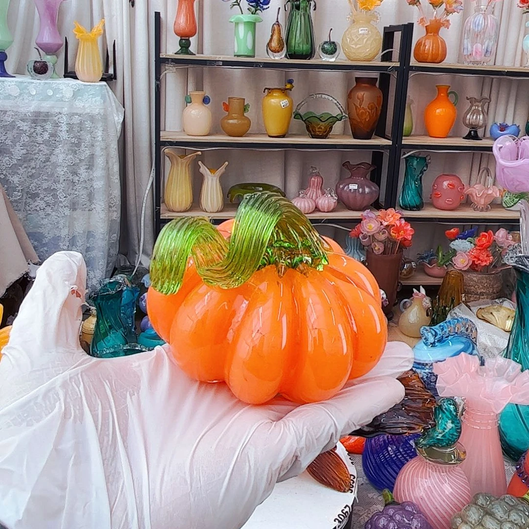 白***榆南瓜福利家悦琉璃工艺品