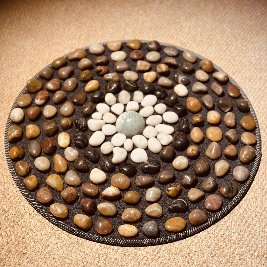 【真石胜如石】50*50鹅卵石足底按摩垫